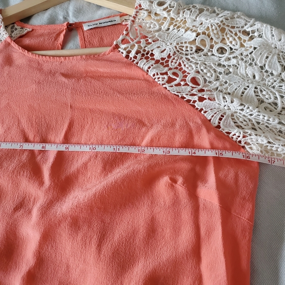 Club Monaco Silk cotton embroidered top size S - Picture 10 of 10